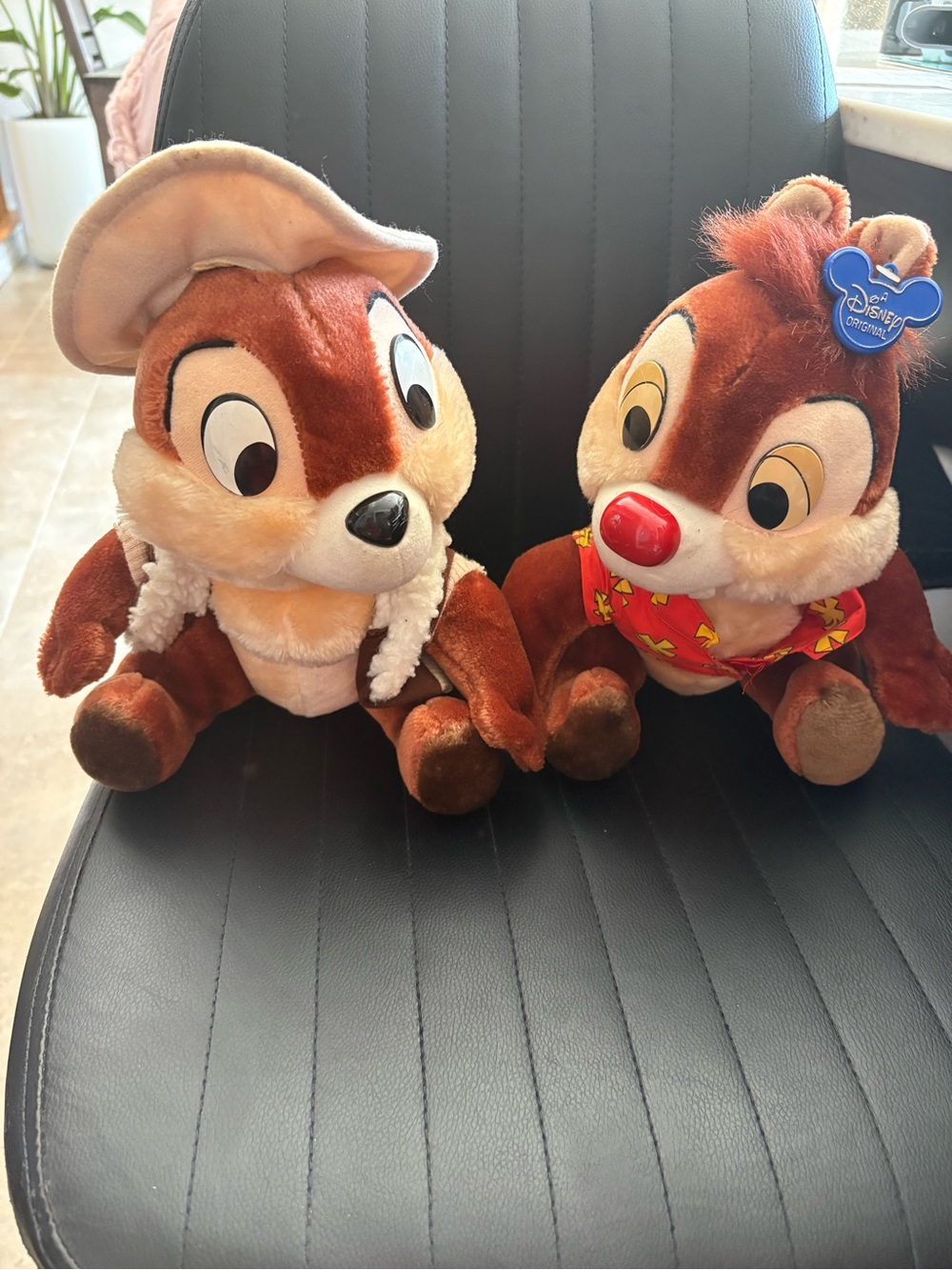 Vintage 90s Disney Parks Chip and Dale Plush